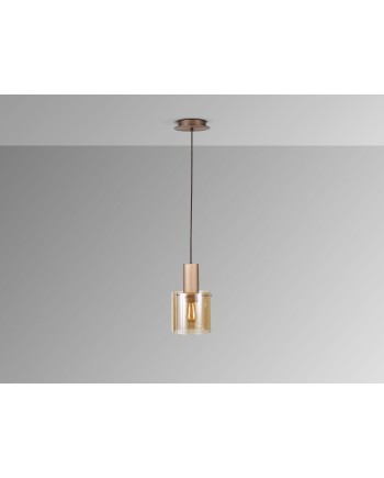 I3-VENIZE- LAMPARA 1L COBRE-AMBAR